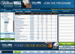 Le lobby de WHPoker
